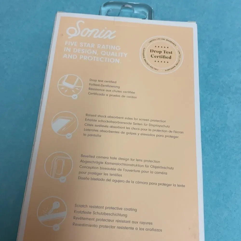 Sonix Apple iPhone XS MAX Clear‎ Coat Prickly Pear Phone Case D6